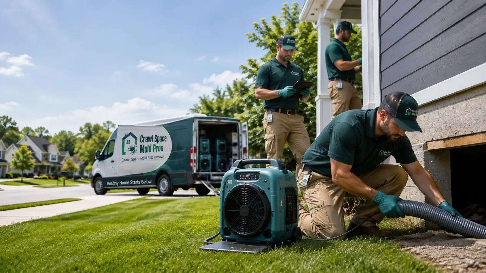 Crawl Space Mold Removal in Winchester, AR